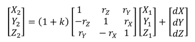 旋轉、縮放、平移公式
